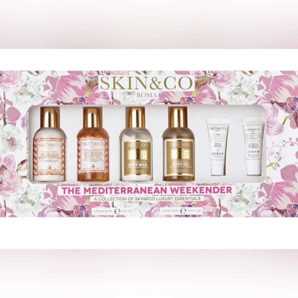 Skin & Co Roma The Mediterranean Weekender 6 pc Gift Set Skin Essentials